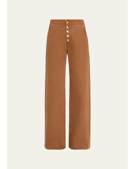 Ulla Johnson The Jasmine Low-Rise Jeans