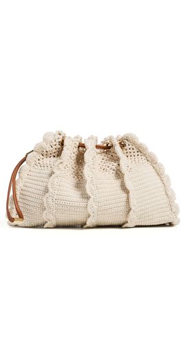 Ulla Johnson Ulla Johnson Adria Small Crochet Crossbody Bag Cowrie One
