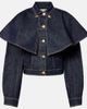 Ulla Johnson Ulla Johnson Agata caped denim jacket - 1