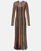 Ulla Johnson Ulla Johnson Albie striped lamÃ© maxi dress - 1