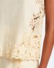 Ulla Johnson Ulla Johnson Amelie crochet-trimmed linen top - 4