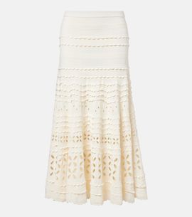 Ulla Johnson Ulla Johnson Annisa broderie anglaise midi skirt