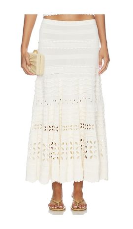 Ulla Johnson Ulla Johnson Annisa Eyelet Knit Skirt