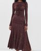 Ulla Johnson Ulla Johnson Asha Jersey Top Claret Floral - 5