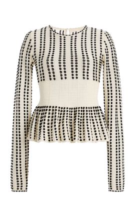 Ulla Johnson Ulla Johnson Avelina Patterned Knit Top