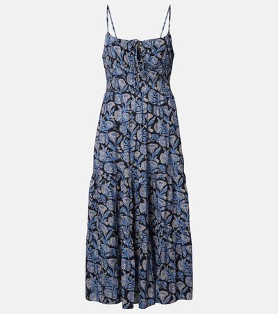 Ulla Johnson Ulla Johnson Aydin floral cotton-blend midi dress