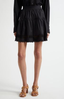 Ulla Johnson Ulla Johnson Ayla Tiered Cotton Skirt