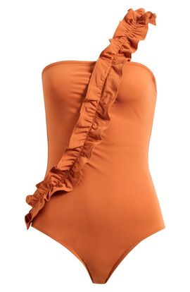 Ulla Johnson Ulla Johnson Capri One-Shoulder One-Piece Swimsuit