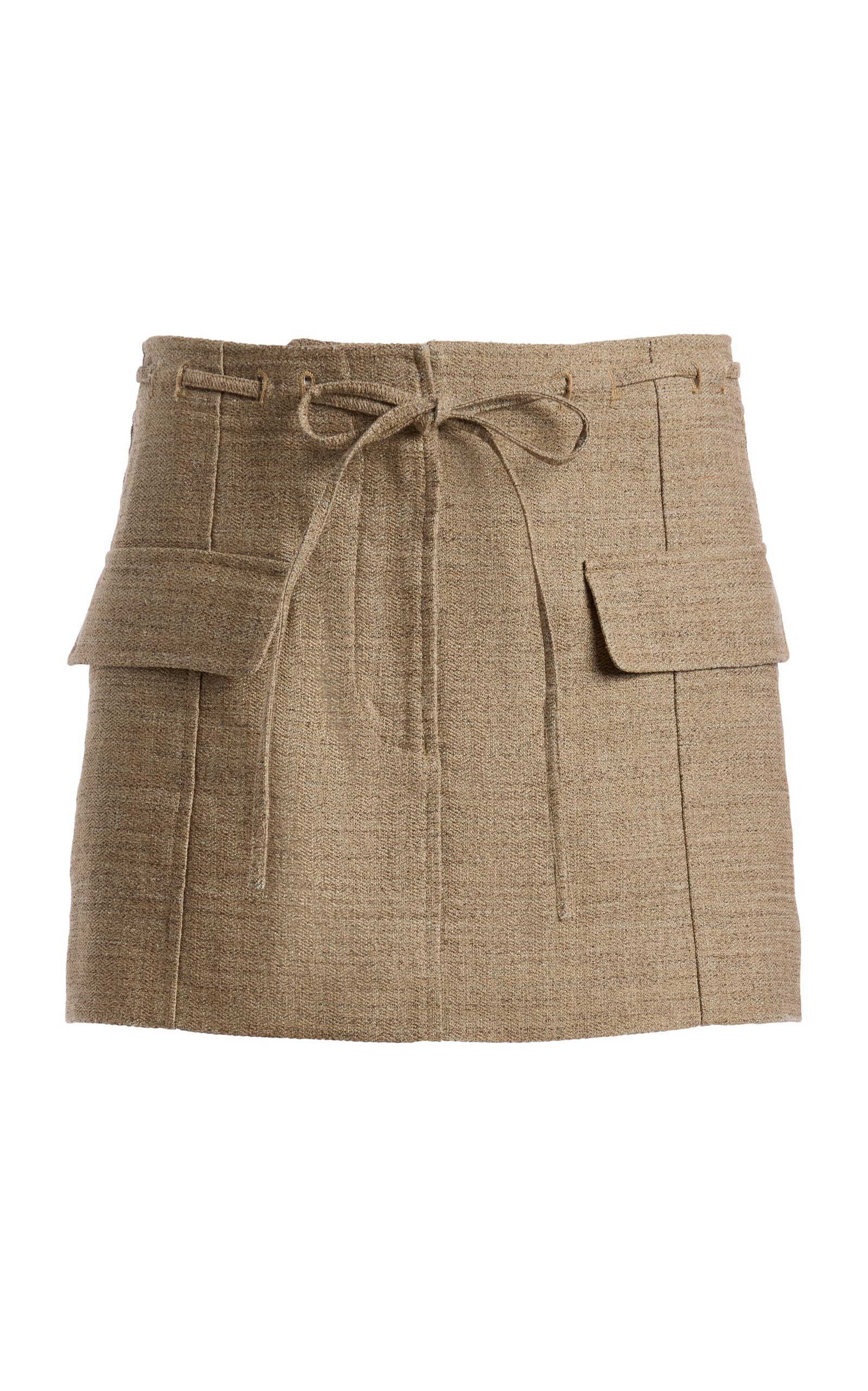 Ulla Johnson Ulla Johnson Catrina CottonLinen Cargo Mini Skirt