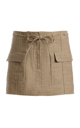 Ulla Johnson Ulla Johnson Catrina CottonLinen Cargo Mini Skirt