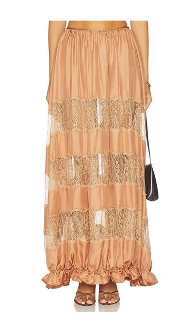 Ulla Johnson Ulla Johnson Chantal Silk Midi Skirt