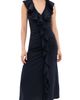 Ulla Johnson Ulla Johnson Chiara Cotton Ruffle Dress Midnight - 1