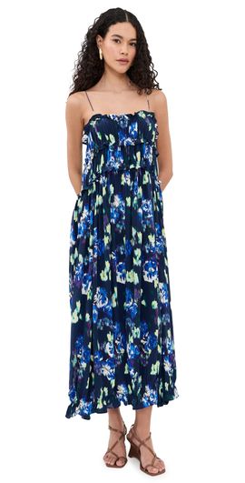 Ulla Johnson Ulla Johnson Clove Silk Dress Evening Bloom