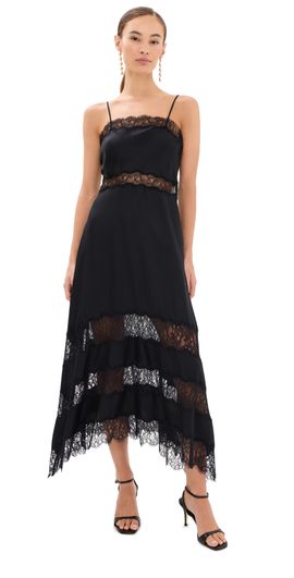 Ulla Johnson Ulla Johnson Coco Silk Dress Noir