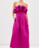Ulla Johnson Ulla Johnson Cosima Strapless Satin Dress Orchid - 2