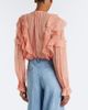 Ulla Johnson Ulla Johnson Delfina ruffled silk chiffon blouse - 5