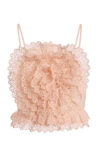 Ulla Johnson Ulla Johnson Elina Silk Ruffled Top
