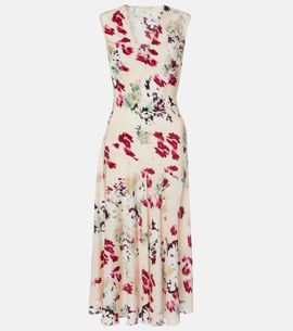 Ulla Johnson Ulla Johnson Elowen floral silk midi dress