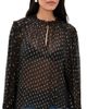 Ulla Johnson Ulla Johnson Elspen Silk Blouse Noir - 1
