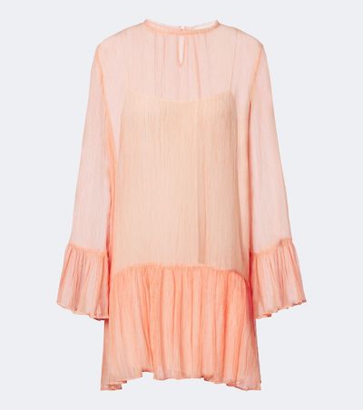 Ulla Johnson Ulla Johnson Emmeline ruffled silk chiffon minidress