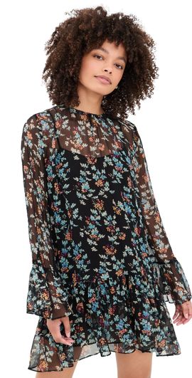 Ulla Johnson Ulla Johnson Emmeline Silk Mini Dress Nightshade