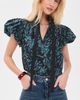 Ulla Johnson Ulla Johnson Estela Short Sleeve Cotton Top Midnight - 2