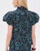 Ulla Johnson Ulla Johnson Estela Short Sleeve Cotton Top Midnight - 3