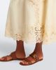 Ulla Johnson Ulla Johnson Fleur crochet-trimmed linen midi skirt - 4