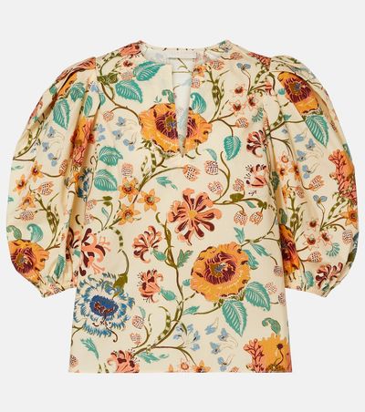 Ulla Johnson Ulla Johnson Florielle floral cotton top