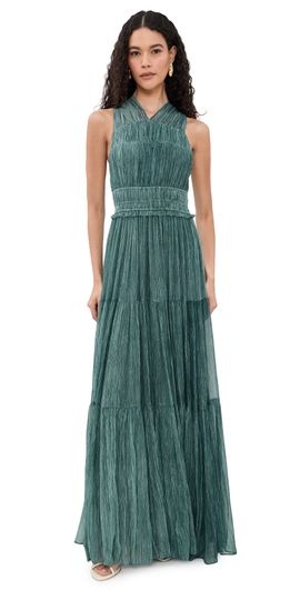 Ulla Johnson Ulla Johnson Freesia Silk Gown Kelp