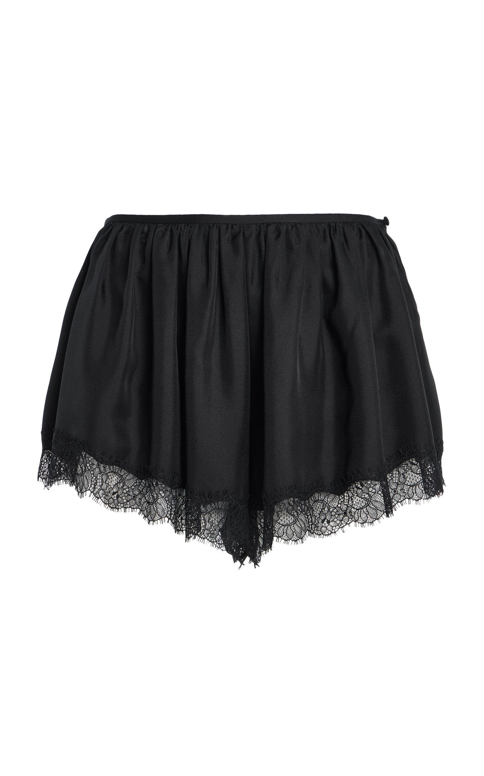 Ulla Johnson Ulla Johnson Georgina LaceTrimmed Silk Mini Shorts