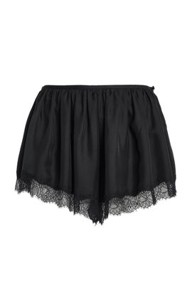 Ulla Johnson Ulla Johnson Georgina LaceTrimmed Silk Mini Shorts