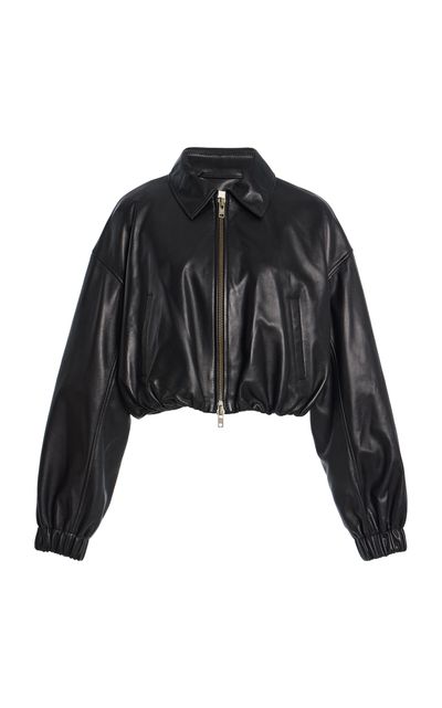 Ulla Johnson Ulla Johnson Gigi Cropped Leather Jacket