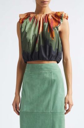 Ulla Johnson Ulla Johnson Gracie Cotton Crop Top