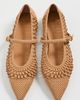 Ulla Johnson Ulla Johnson Gracie Hand Knotted Ballet Flats Miele - 5
