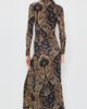 Ulla Johnson Ulla Johnson Ida Long Sleeve Jersey Dress Twilight Paisley - 3