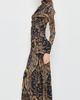 Ulla Johnson Ulla Johnson Ida Long Sleeve Jersey Dress Twilight Paisley - 4