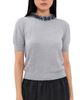 Ulla Johnson Ulla Johnson Jude Embellished Blouse Ash - 1