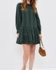 Ulla Johnson Ulla Johnson Keira Eyelet Cotton Mini Dress Cypress - 5
