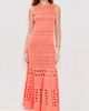 Ulla Johnson Ulla Johnson Lakshmi Eyelet Knit Dress CORAL PEONY - 2