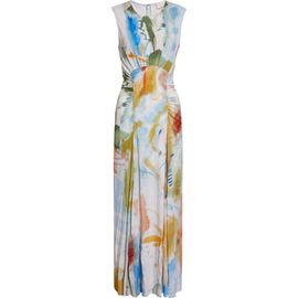 slim fit dress slacks Shona Joy Saunders Marine Stripe Cotton Midi Dress main image 0