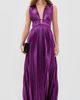 Ulla Johnson Ulla Johnson Lena Sleeveless Satin Gown Amaranth - 2