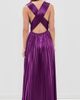 Ulla Johnson Ulla Johnson Lena Sleeveless Satin Gown Amaranth - 3