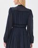 Ulla Johnson Ulla Johnson Lumi Long Sleeve Cotton Mini Dress Nightfall - 3
