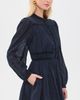Ulla Johnson Ulla Johnson Lumi Long Sleeve Cotton Mini Dress Nightfall - 4