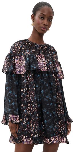 Ulla Johnson Ulla Johnson Lune Silk Mini Dress Eclipse