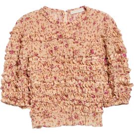 Ulla Johnson Ulla Johnson Mabel Silk Ruffle Top