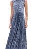 Ulla Johnson Ulla Johnson Malin Short Sleeve Satin Dress Lapis - 1