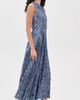 Ulla Johnson Ulla Johnson Malin Short Sleeve Satin Dress Lapis - 4