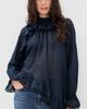 Ulla Johnson Ulla Johnson Marcella Long Sleeve Cotton Blouse Nightfall - 2